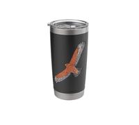 Raptor in Flight - Red-Shouldered Hawk Stainless Steel Insulated Tumbler