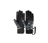 Raptor R-TEX® XT TOUCH-TEC™ with Wrist Strap and Waterproof Membrane, Pleasantly Warm Ski Gloves, Snow Gloves, Touch Screen, 9.5, Camo/Black, Camo/Black