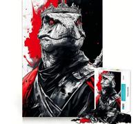 Raptor T-rex Dinosaur King 1000 Piece Jigsaw Puzzles for Adults Jigsaw Mind Play Home Pastime Clean Edge Lovely Present (38x26cm)
