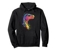 Raptor Velociraptor Dinosaur I Love Dinosaurs Dino Raptors Pullover Hoodie