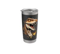 Raptor Velociraptor Dinosaur I Love Dinosaurs Dino Raptors Stainless Steel Insulated Tumbler