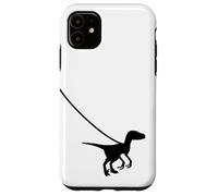 Raptor Velociraptor On A Leash - Dino Funny Cool Graphic Case for iPhone 11