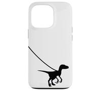 Raptor Velociraptor On A Leash - Dino Funny Cool Graphic Case for iPhone 13 Pro