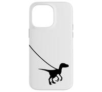 Raptor Velociraptor On A Leash - Dino Funny Cool Graphic Case for iPhone 14 Pro Max