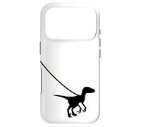 Raptor Velociraptor On A Leash - Dino Funny Cool Graphic Case for iPhone 17 Pro
