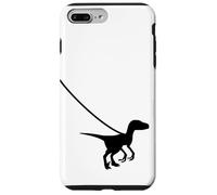 Raptor Velociraptor On A Leash - Dino Funny Cool Graphic Case for iPhone 7 Plus/8 Plus