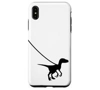 Raptor Velociraptor On A Leash - Dino Funny Cool Graphic Case for iPhone XS Max