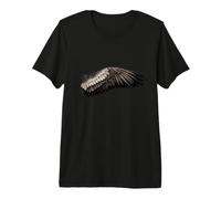Raptor Wing Anatomy Sketch Vintage Naturalist Premium T-Shirt