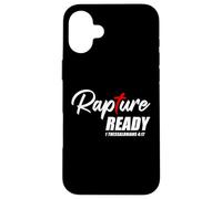 Rapture Ready 1 Thessalonians 4:17 - Second Coming of JESUS Case for iPhone 16 Plus
