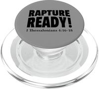 Rapture Ready Jesus Is Coming Soon Prophetic Christian PopSockets PopGrip for MagSafe