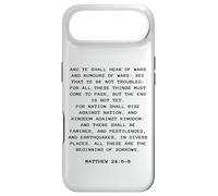 Rapture & Second Coming Gospel of Jesus - Matthew 24:6-8 Case for iPhone Air