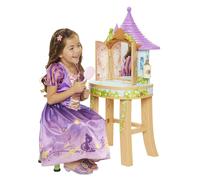 Rapunzel Vanity Disney's Tangled Rapunzel's Tower Vanity Playset with Mirror Hair Brush Hair Play Pieces and Stool