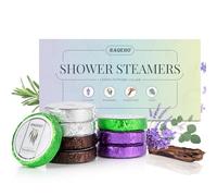 RAQEHO 8 Shower Steamers Aromatherapy - Relaxing Spa Steamers Self Care Body Relief Shower Bombs Essentials Eucalyptus Shower Tablets Stocking Stuffers Christmas Gifts White Elephant Gifts for Women