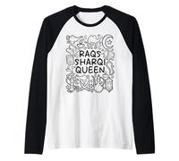 Raqs Sharqi Queen - Belly Dance Royalty Raglan Baseball Tee