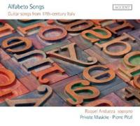 Alfabeto Songs - Guitar Songs from 17th-century Italy