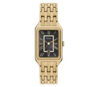 Raquel Three-Hand Date Gold-Tone Mother of Pearl Ladies Watch