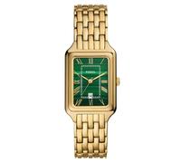 Raquel Three-Hand Date Gold-Tone Stainless Steel Ladies Watch