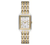 Raquel Three-Hand Date Two-Tone White Dial Ladies Watch