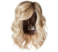 Raquel Welch Editor's Pick Layered Shoulder Length Bob Wig by Hairuwear, Large Cap Size, SS19/23 Shaded Biscuit