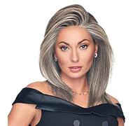 Raquel Welch Well Played Long Layered Textured Modern Look Wig, Average Size Cap, Ss613 Shaded Platinum