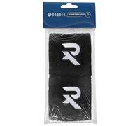 Raquex Cotton Wristbands - Soft cotton stretchy material. 8cm or 13cm widths. Sports sweat bands for men and women. 7 colour options. (Black, 10 x Wristbands)