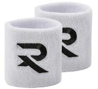 Raquex Cotton Wristbands - Soft cotton stretchy material. 8cm or 13cm widths. Sports sweat bands for men and women. 7 colour options. (White, Pair Wristbands)