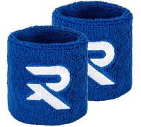 Raquex Cotton Wristbands - Soft cotton stretchy material. 8cm or 13cm widths. Sports sweat bands for men and women. 7 colour options. (Blue, 10 x Wristbands)