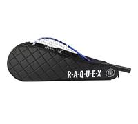 Raquex Elite Badminton/Squash 3 Racket Cover - Padded Bag with Carry Handle & Shoulder Strap