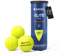 Raquex Elite Padel Balls - 3, 6, 9 or 120 Balls - Two Pressure/Speed Options - For All Court Surfaces - FIP Approved (Elite)