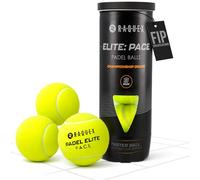 Raquex Elite Padel Balls - 3, 6, 9 or 120 Balls - Two Pressure/Speed Options - For All Court Surfaces - FIP Specification (Elite Pace)