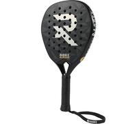 Raquex Elite Padel Racket - Advanced Racquet - 18K Carbon Frame, Reactive ImpactCore EVA 15 Foam, Diamond Shape, Twin-Tube System for Durability + Wrist Strap