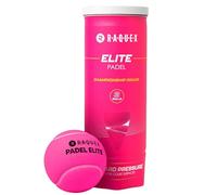 Raquex Elite Pink Padel Balls - 3, 6, 9 or 120 Balls - For All Court Surfaces - FIP Specification (2x Tubes of 3)