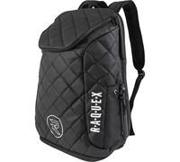 Raquex Elite Racket Backpack - Quilted, Faux Leather Racket Bag - Tennis, Badminton, Padel, Squash & More - Luxury Thermal Lined Racket Sports Bag with Shoe Compartment, for Men & Women