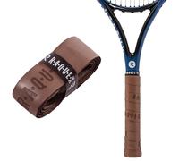 Raquex Enhance Replacement Racket Grip: Tennis Grip, Badminton, Squash Grip Tape, Padel, Pickleball. 14 Colours. Premium, Self-Adhesive Tennis Racquet Grip with Finishing Tape (Chocolate, 10 Grips)