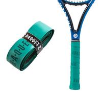 Raquex Enhance Replacement Racket Grip: Tennis Grip, Badminton, Squash Grip Tape, Padel, Pickleball. 14 Colours. Premium, Self-Adhesive Tennis Racquet Grip with Finishing Tape (Dark Green, 1 Grip)
