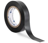 Raquex Grip & Handle Finishing Tape - Extra long 20m - Tennis, Badminton, Squash, Racket, Hockey & Sport Grip Finishing Tape - Easy Tear Racquet Overgrip Securing Tape - 14mm x 20m (Black, 4 Tapes)