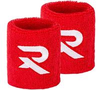Raquex Sports Wristbands (7 Colours, 2 Widths) - Soft, Stretchy Cotton. Padel, Tennis, Squash, Running Sweat Bands - Machine Washable (Red, 8 x Wristbands)