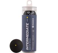 Raquex Squash Balls (3, 6 or 12 Balls) - 4x Speed Options: Elite Double Yellow Dot, Intermediate Yellow, Beginner Red, Junior Blue (Yellow Dot)