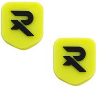 Raquex Tennis String Dampener (Pack of 2) - Vibration shock absorber for racket strings and tight fitting antivibration racquet accessory (Yellow)