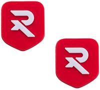 Raquex Tennis String Dampener (Pack of 2) - Vibration shock absorber for racket strings and tight fitting antivibration racquet accessory (Red)