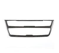 RAQXOLPB Car Fascias Compatible With F30 F32 2013 2014 2015 2016 2017 2018 Auto Accessories Carbon Fiber Pattern Car Interior Center CD Control Panel Cover Trim(Black Carbon)
