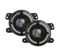 RAQXOLPB Front Fog Light Lamps Compatible With Jeep For Grand For Cherokee 2011 2012 2013 Front Driving Fog Lights Rear Halogen Fog Light Tail Lamp Car Fog Light Assembly(Black)