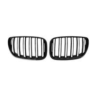RAQXOLPB Front Kidney Grill Compatible With BMW For X5 E53 1999 2000 2001 2002 2003 2004 2005 2006 Car Double Line Style Front Bumper Racing Kidney Grilles Replacement(Glossy Black 04-06)