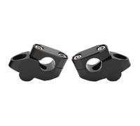 RAQXOLPB Motorcycle handlebar risers 1 Pair 22mm Motorcycle Handlebar Riser Motocross Heightening Clamp Mount Universal Motorcycles Modification Accessories