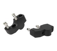 RAQXOLPB Motorcycle handlebar risers Compatible With CB650R For CB1000R For CRF1000L For CRF1100L 2PCS Black Motorcycle Aluminum Handlebar Bar Risers Clamp