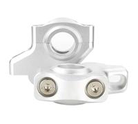 RAQXOLPB Motorcycle handlebar risers Compatible With For KLX250S 2006-2021 For KLX400SR 2003-2021 For KLX125/L 2009-2021 7/8" 22mm Handlebar Risers Extend Standard Bar Riser(Matte Silver)