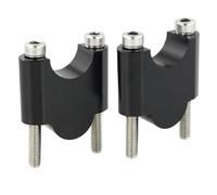RAQXOLPB Motorcycle handlebar risers Compatible With Suzuki For B-King 2007-2012 For Bandit GSF250 1989-2000 For Bandit GSF400 1989-1997 22mm 7/8" Handlebar Risers Mounting Clamps(Black,40mm)