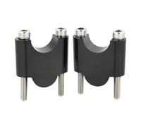 RAQXOLPB Motorcycle handlebar risers Compatible With Suzuki For GN400 1979-1981 For GS For 500F 2002-2010 For GZ 250 2002-2010 7/8" 22mm Motorcycle Handlebar Risers Mount(Black,30mm)