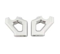 RAQXOLPB Motorcycle handlebar risers Compatible With Triumph For Tiger 800 2011-2014 For Tiger 800 XC 2011-2022 Handlebar Riser Clamp Heighten 12-32mm Chrome Aluminum Accesorios Moto(12mm)