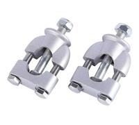 RAQXOLPB Motorcycle handlebar risers Motorcycle Handlebar Riser Bar Mount Clamps Risers Adapter 7/8'' 22mm Universal For ATV Dirt Bike CNC